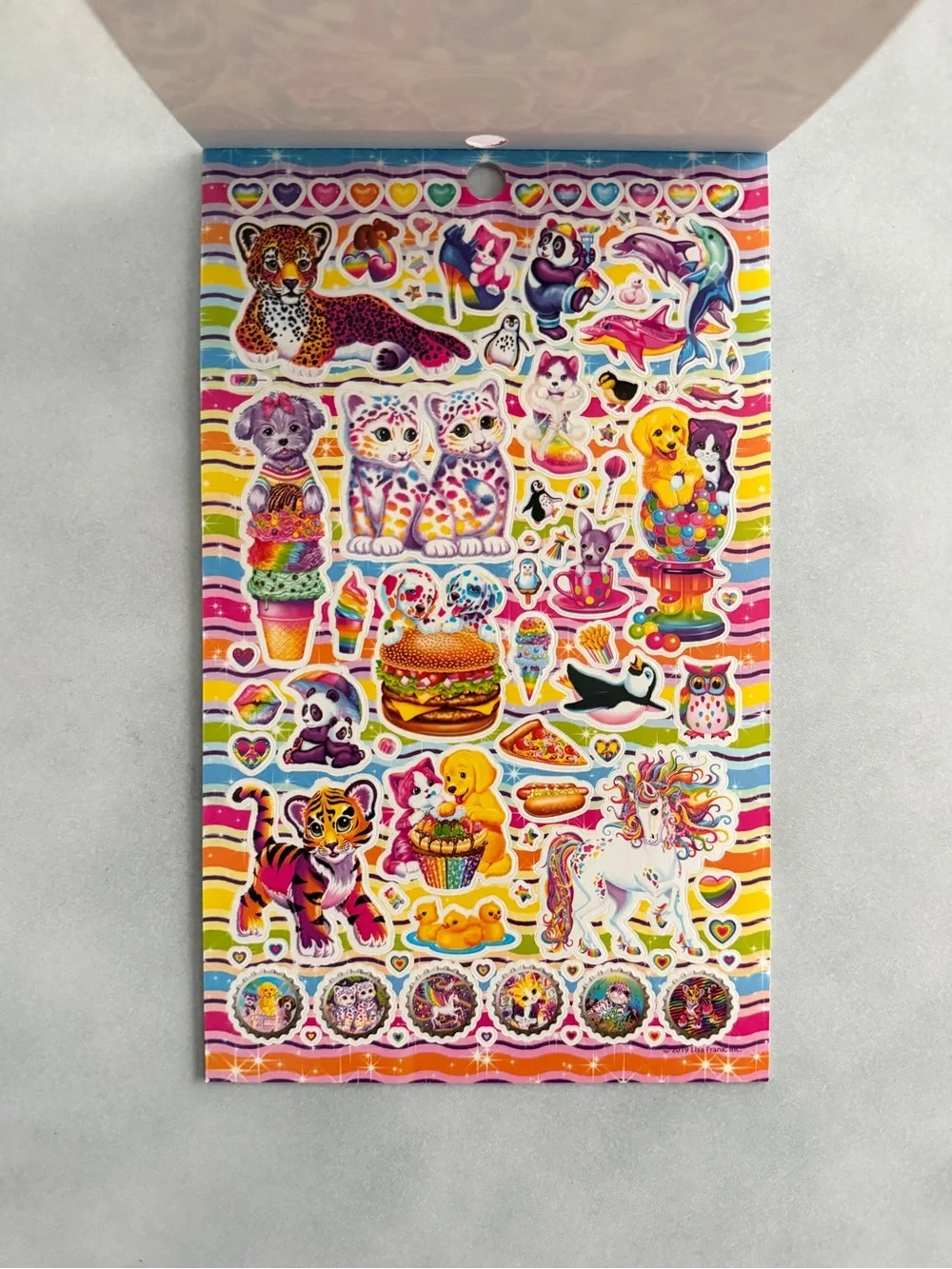 Lisa Frank Rainbow & Pink 600+ Sticker Pack